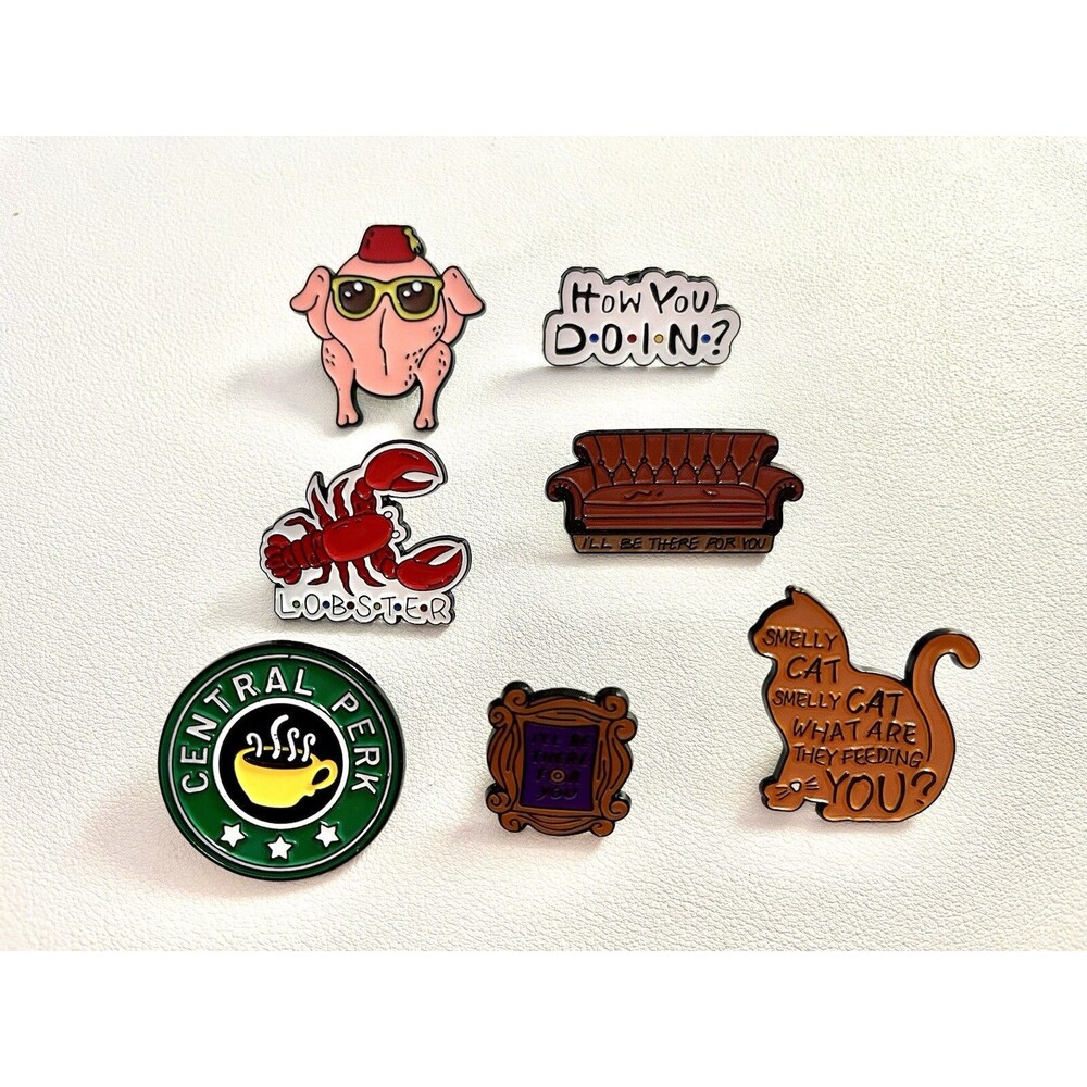 Friends TV Sitcom Pin Set Of 7
